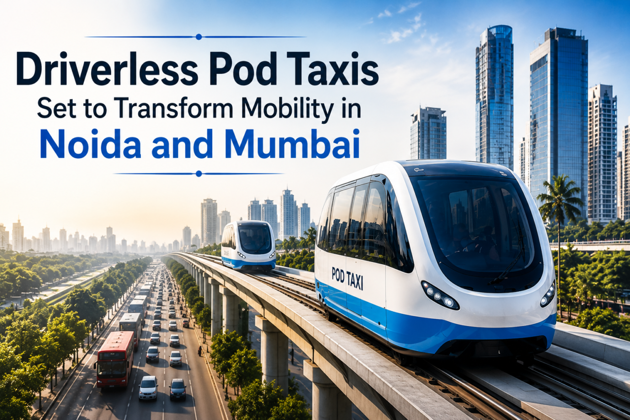 Driverless Pod Taxis Set to Transform Mobility in Noida and Mumbai