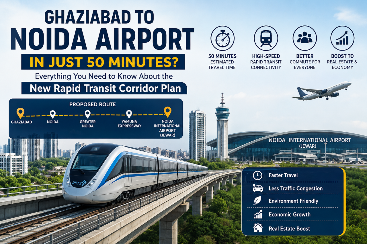Ghaziabad to Noida Airport in Just 50 Minutes? Everything You Need to Know