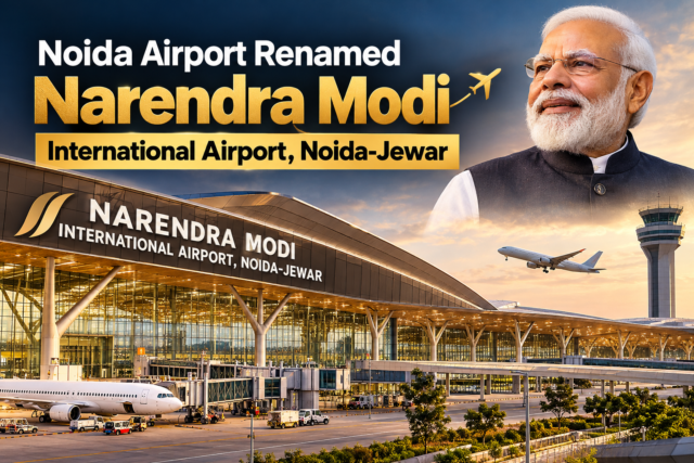 Noida Airport Renamed Narendra Modi International Airport