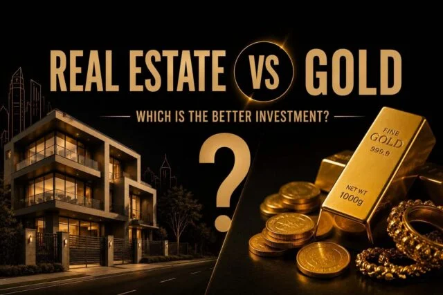 Real Estate vs Gold: Which is the Better Investment?