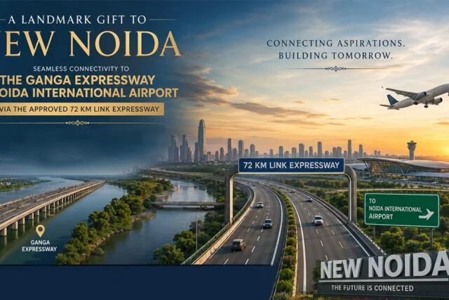 A Gift to New Noida: Direct Connection to the Ganga Expressway and Noida Airport: 72km Link Expressway Approved